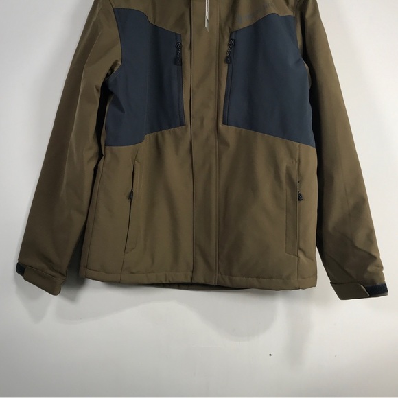 Free Country Thermo Softshell Jacket, Men's Size S - Bark Brown/Deep Charcoal - Picture 5 of 10